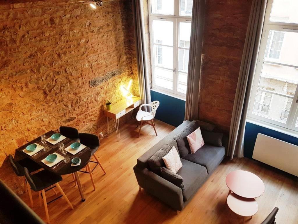 Charmant Appartement Style Canut Pentes Croix Rousse ليون المظهر الخارجي الصورة